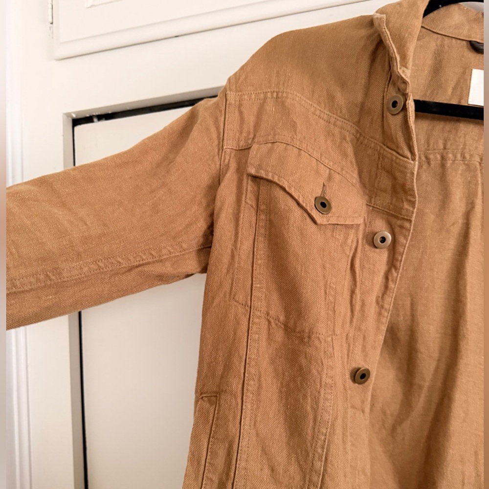 Billy Reid Linen Trucker’s Jacket - Picture 5 of 6